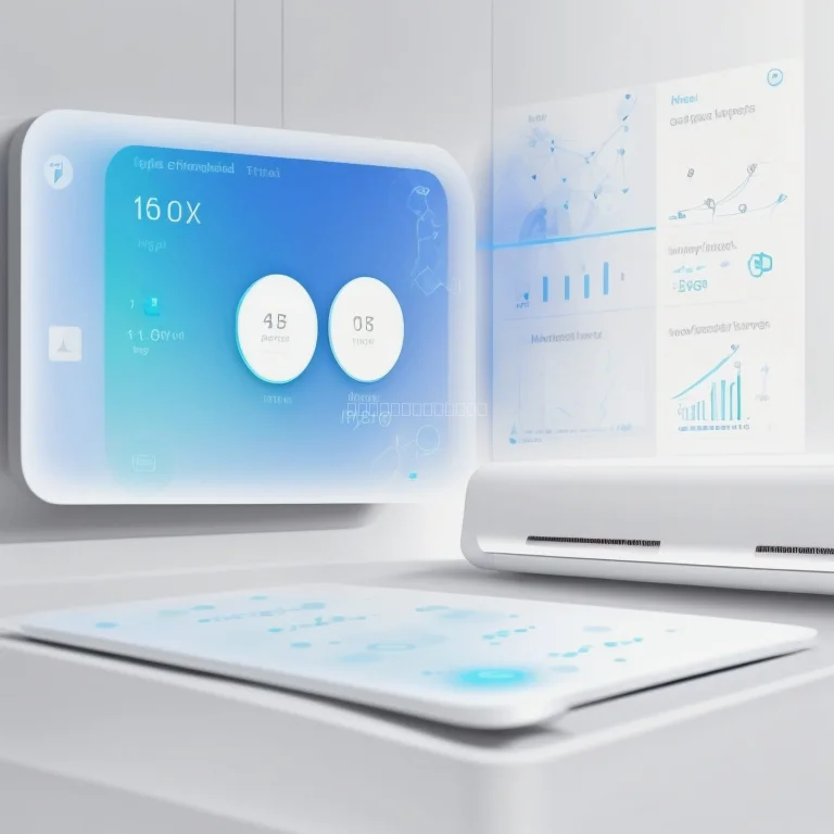 Visualisierung einer AI-gesteuerten Klimaanlage im Einsatz